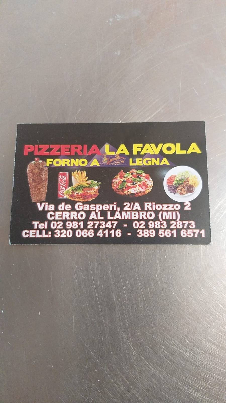 Menu di La Favola Riozzo 