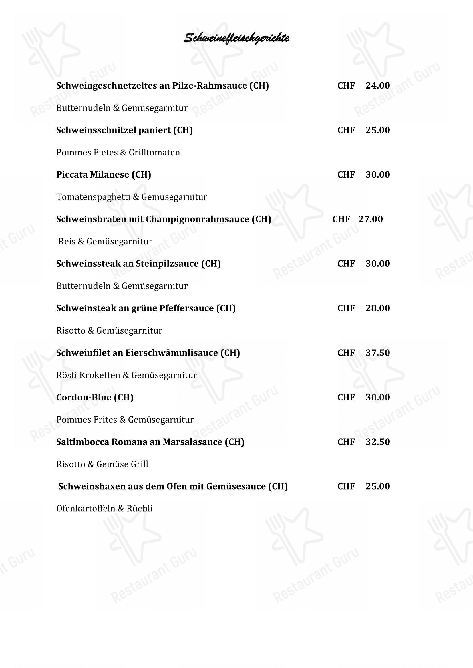 Menu di La Piazza - Коктейльная карта