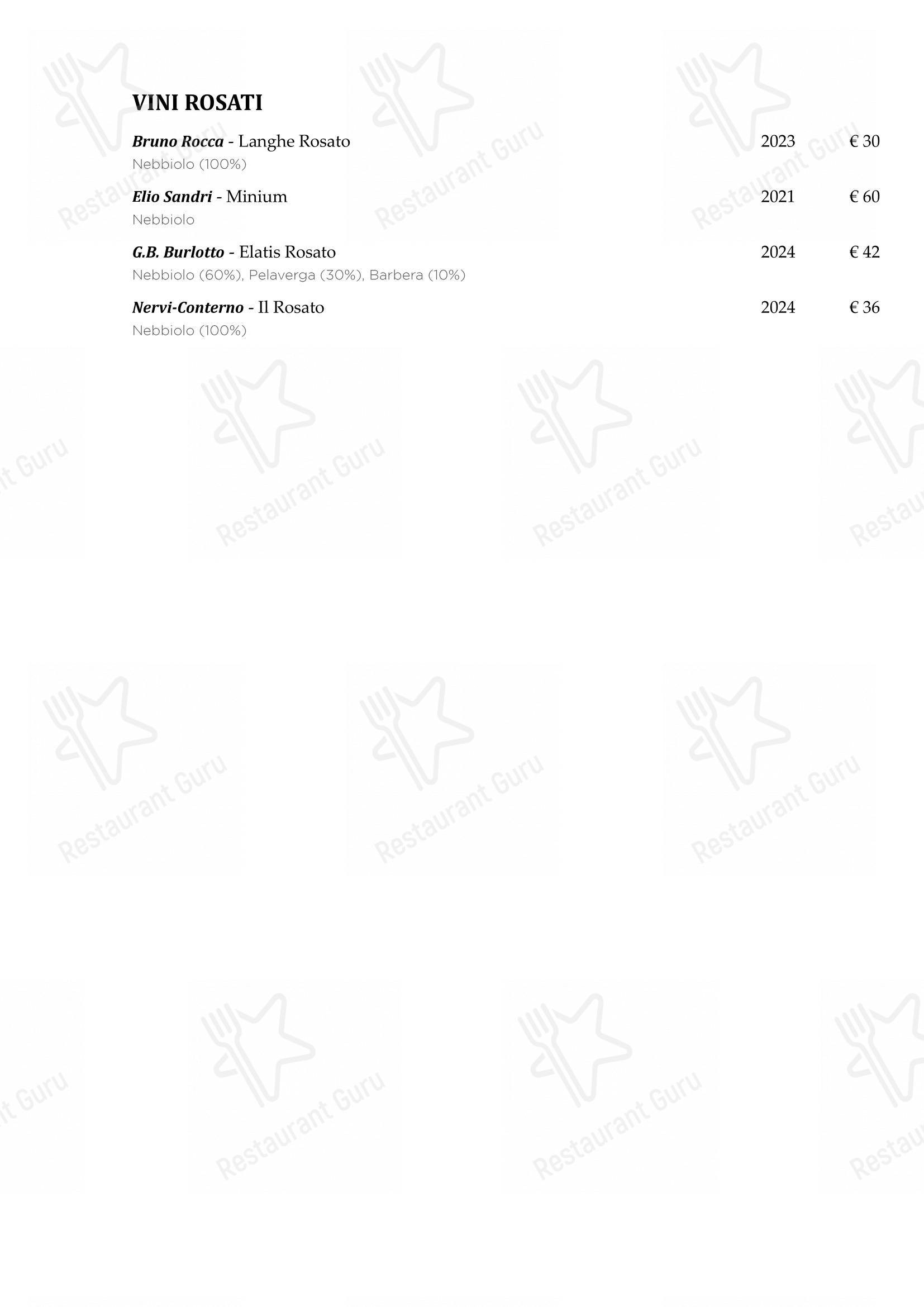 菜单 per La Piola ristorante