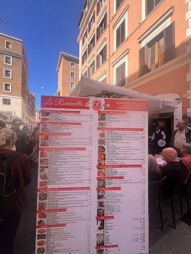 Menu di La Romanella 