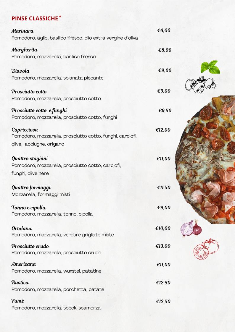 Menu di La Scalea 