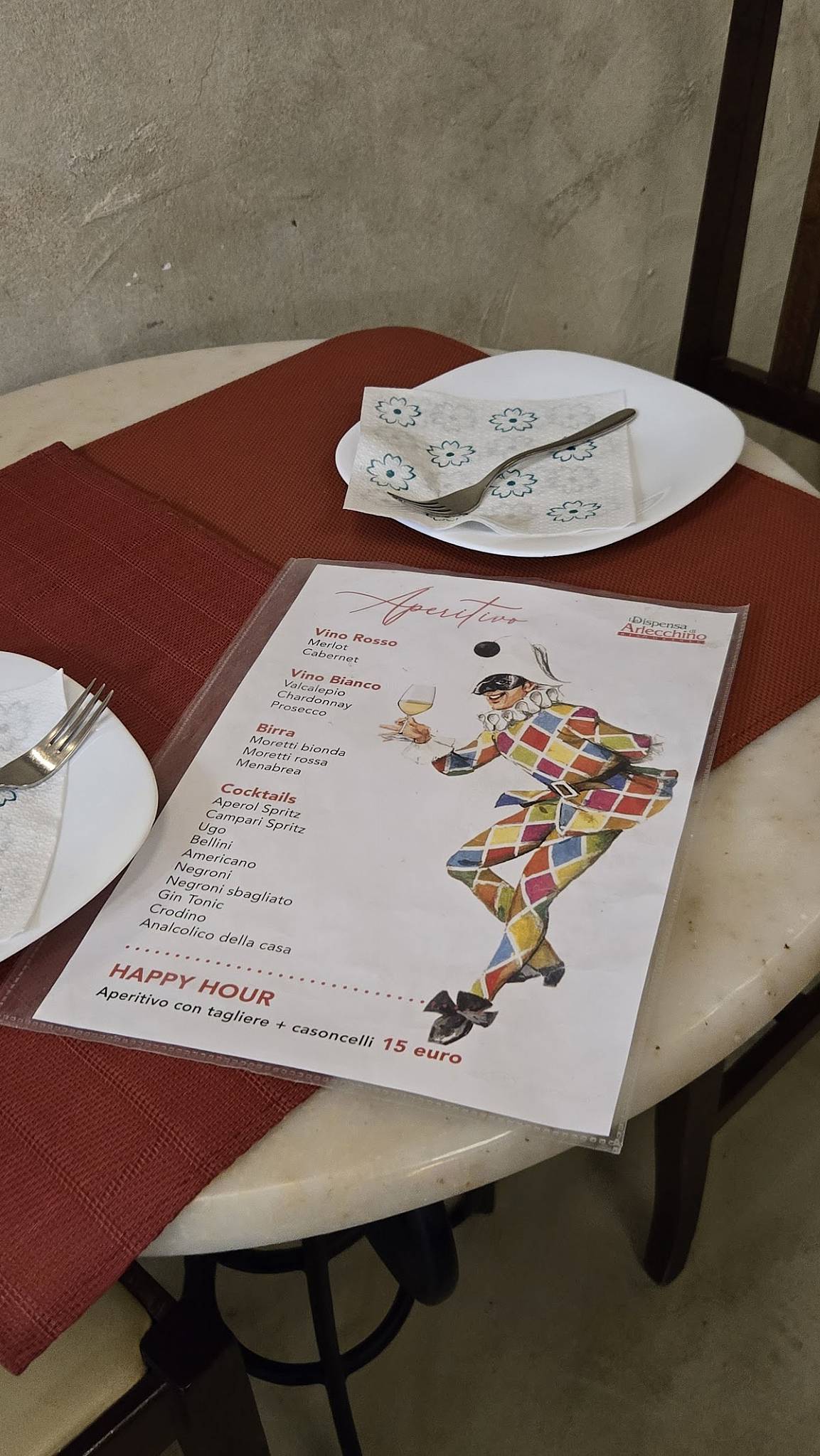 Menu di La Dispensa Di Arlecchino 