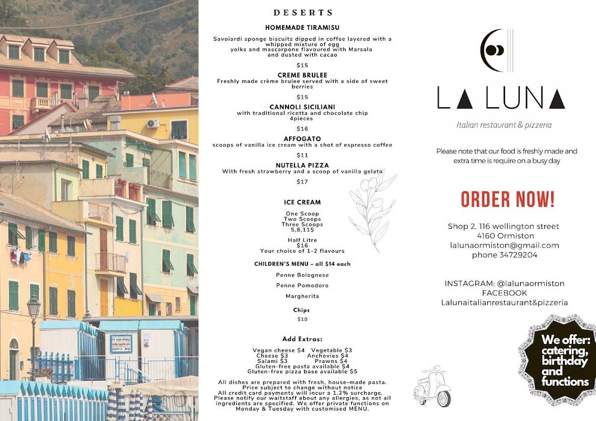 pizzeria la luna via gioberti