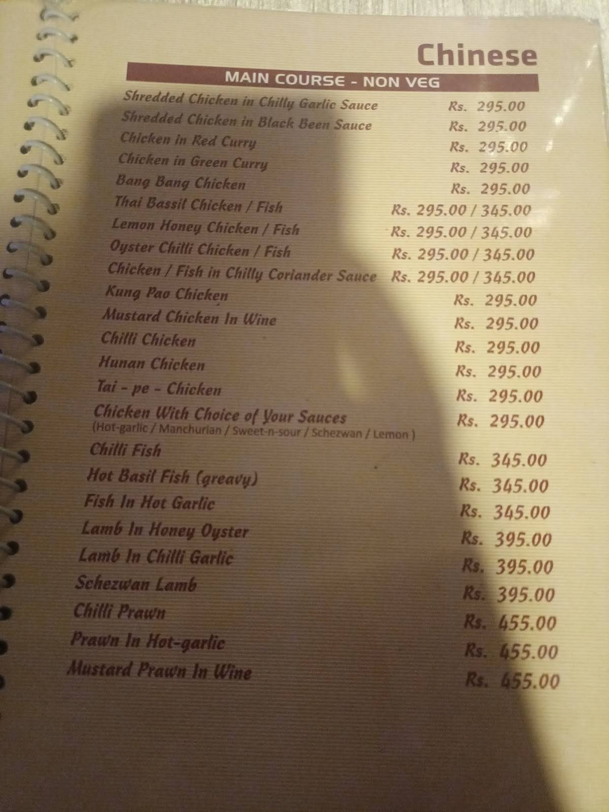Layeks menu