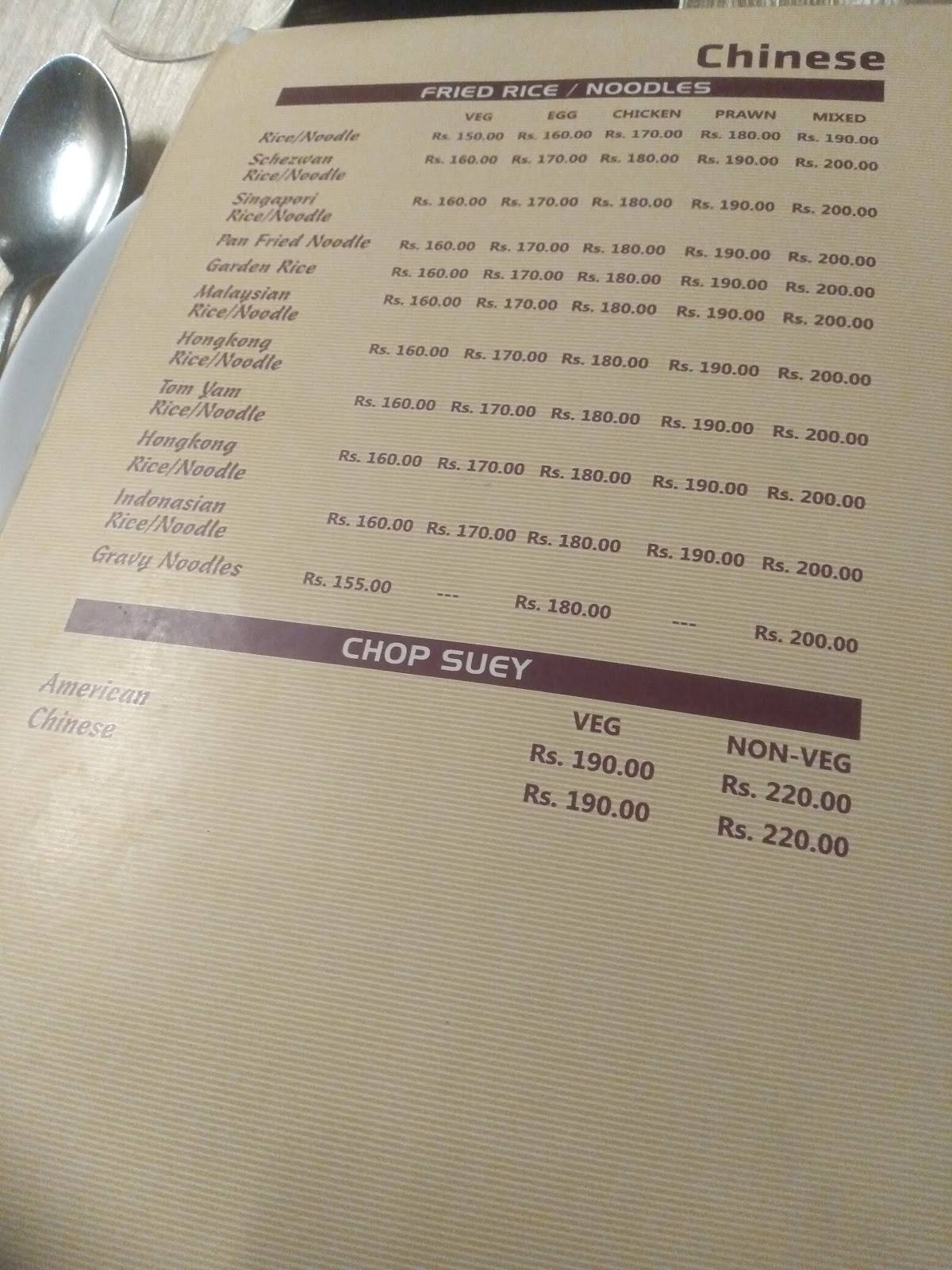 Layeks menu