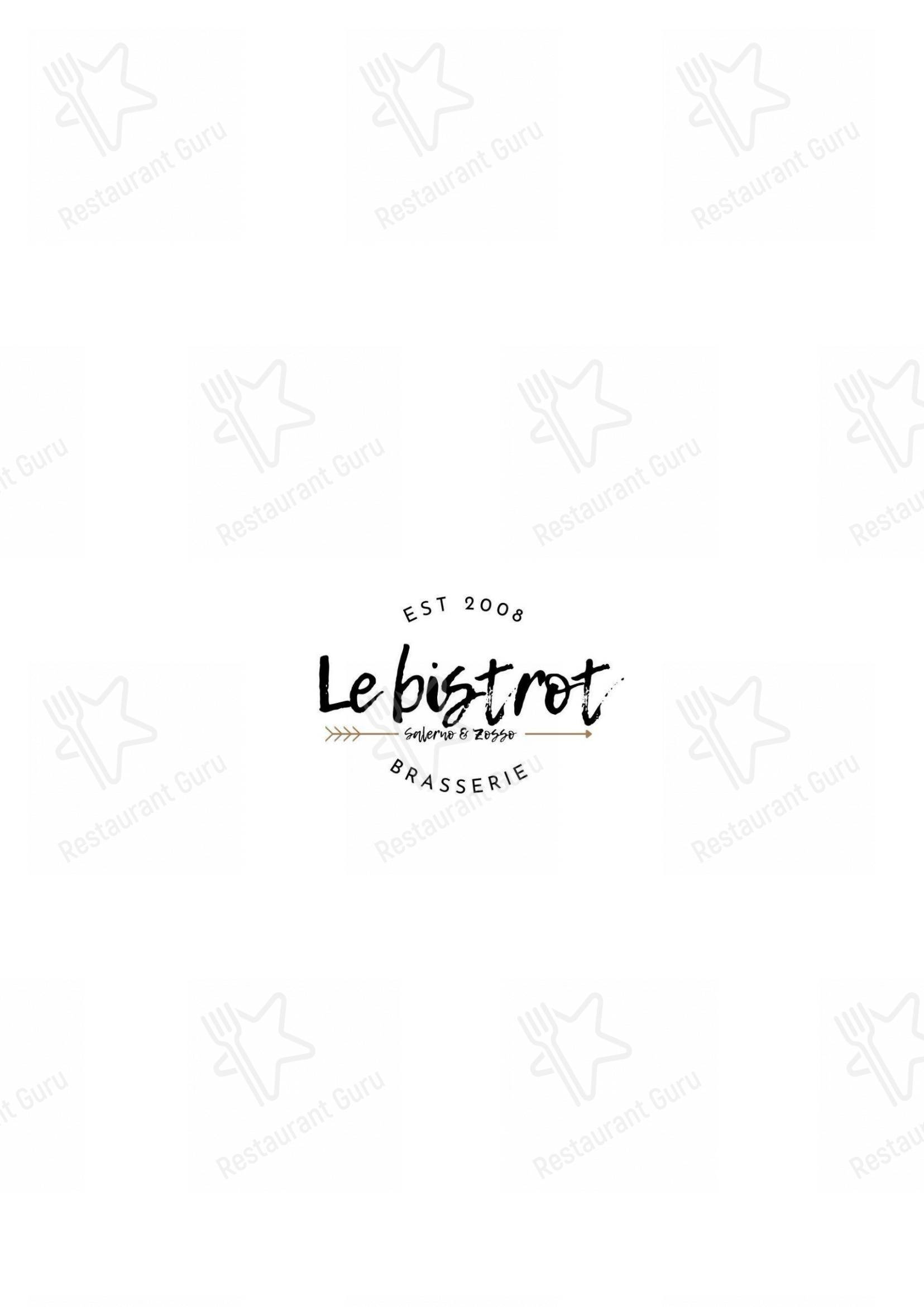 Menu pour Le Bistrot Beaumont - Menu bar