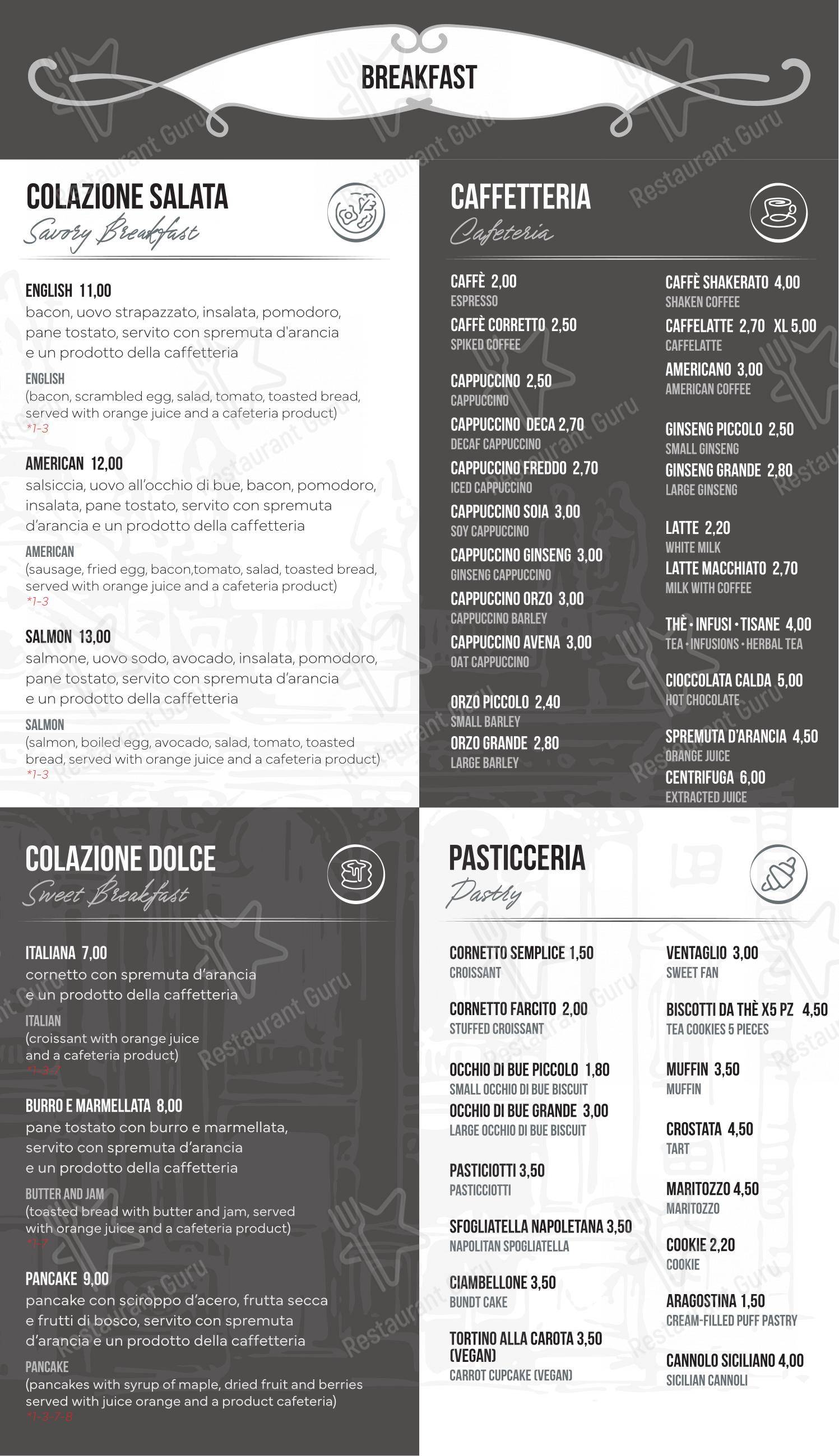 Menu di Le Foodie Café Bistrot - Menu