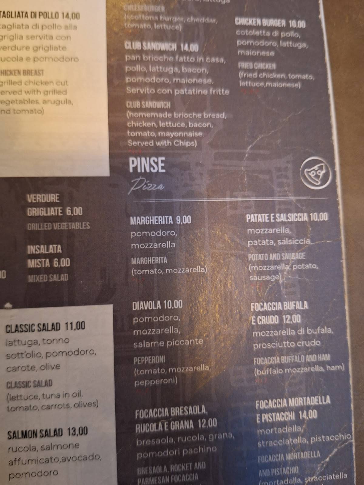 Menu di Le Foodie Café Bistrot 