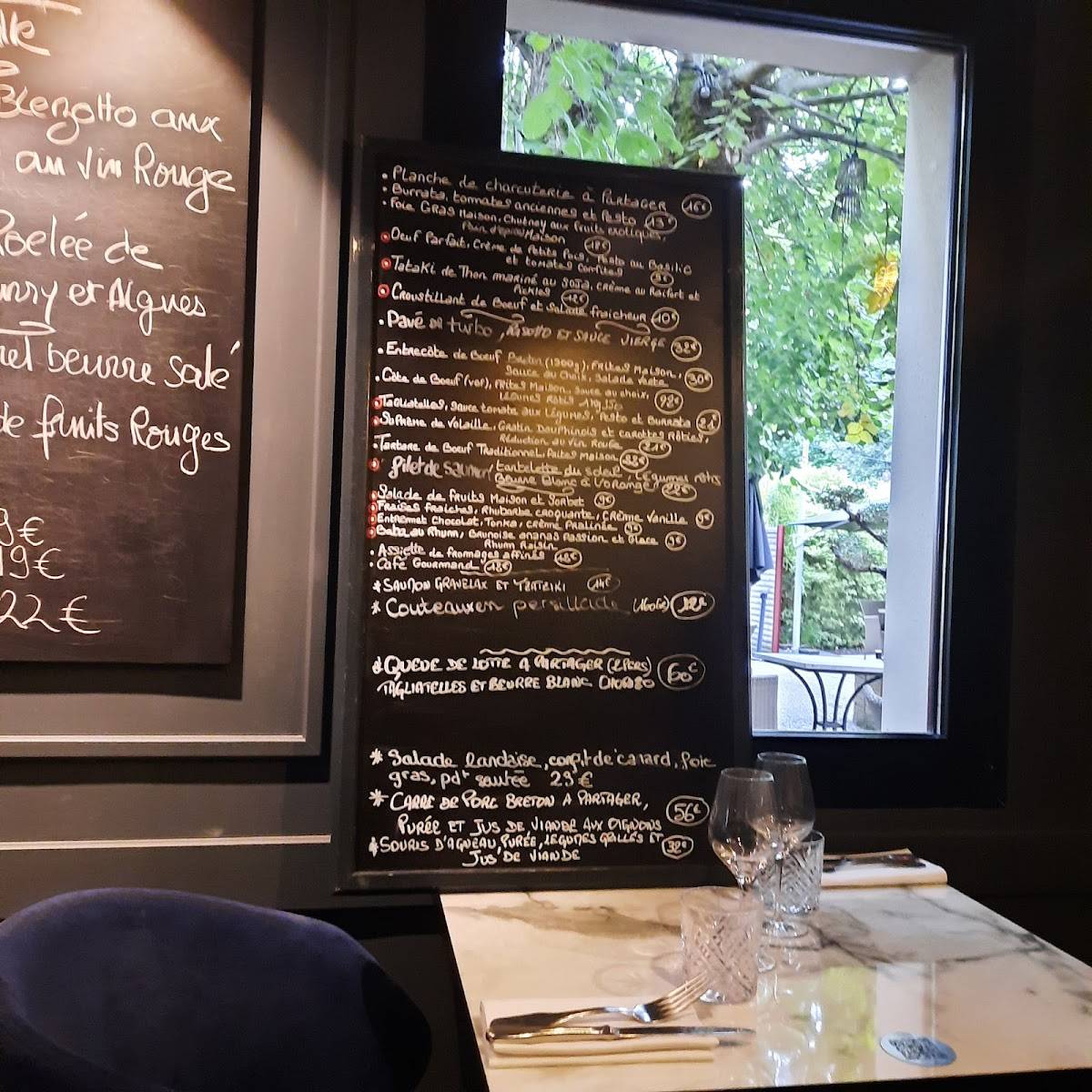 Menu de Le Piano Blanc