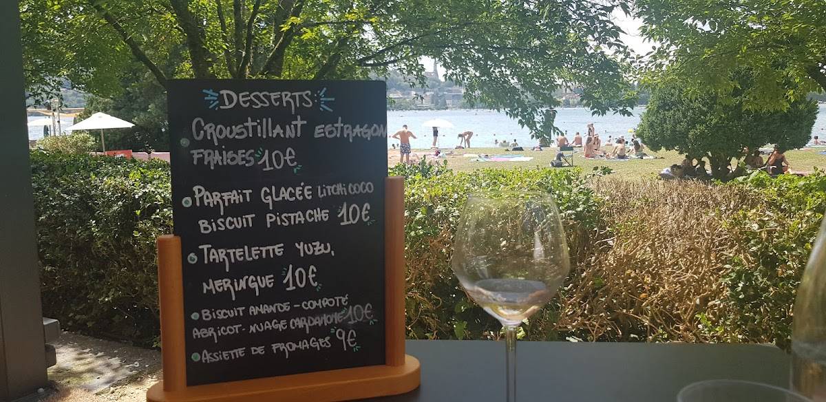 Menu de Le Pop Plage