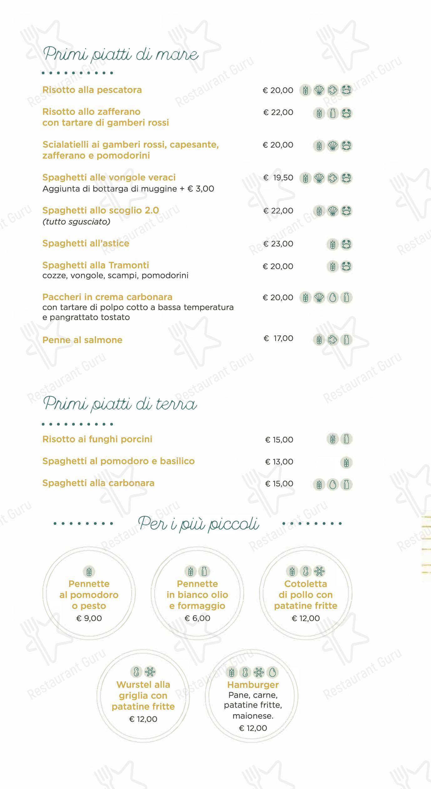 Le Rondinelle in Brescia - Menu