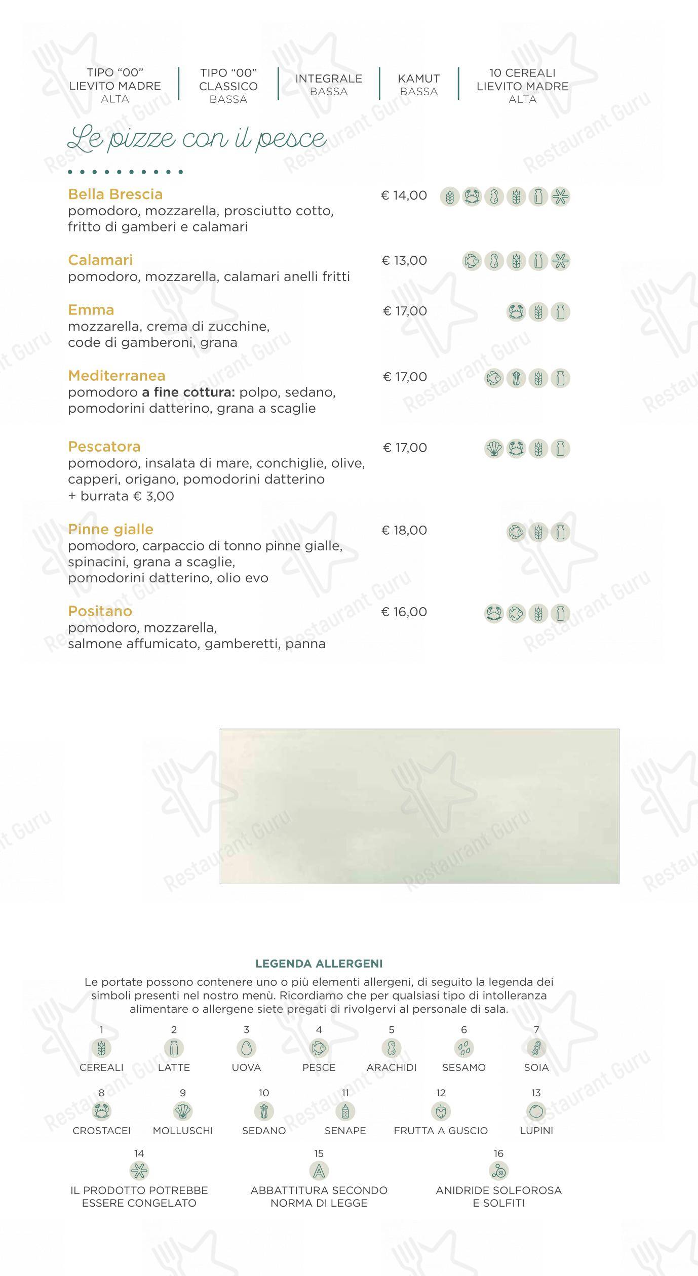 Основное меню per Le Rondinelle ristorante