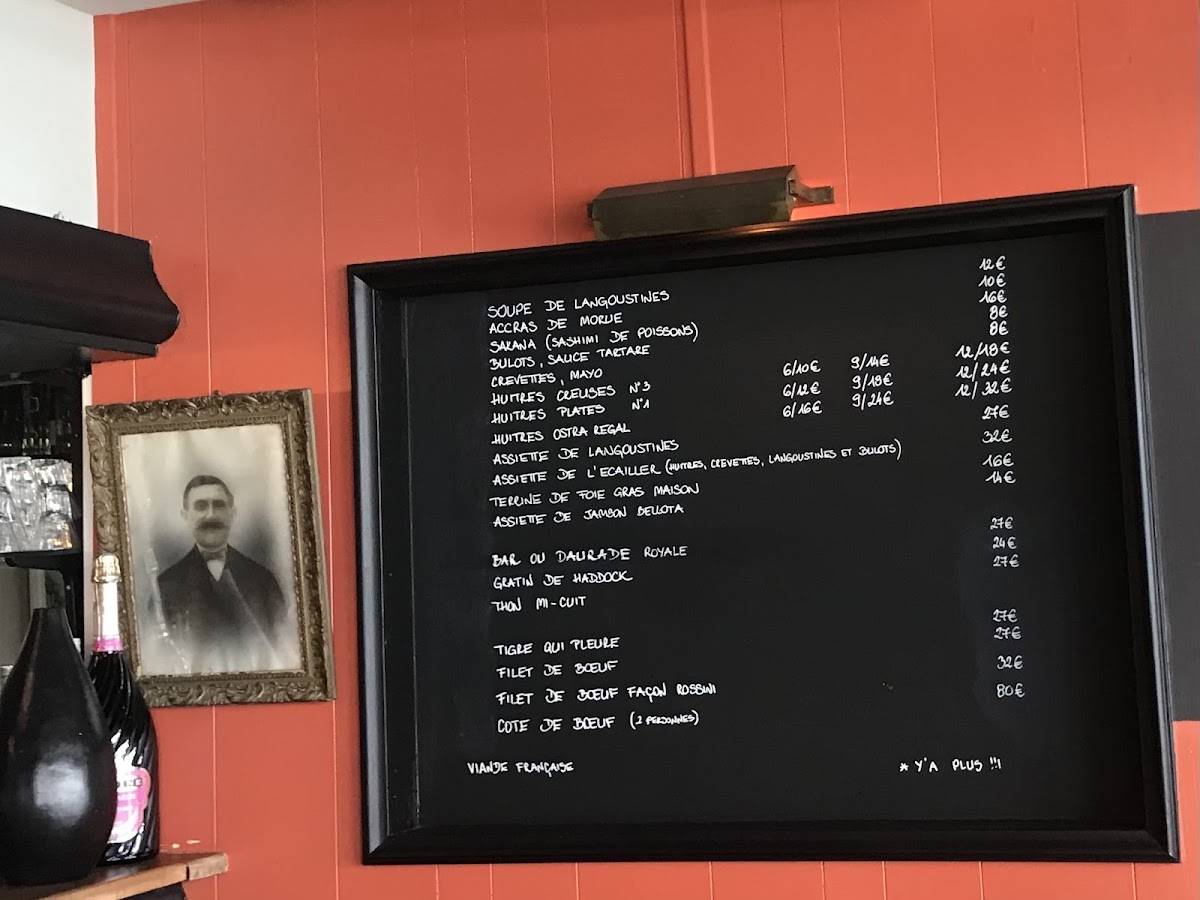 Menu de LE PETIT PORT