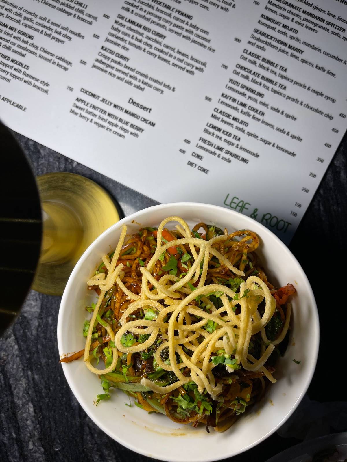Leaf & Root menu