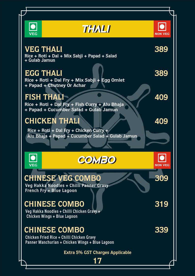 Lenin Cruises menu