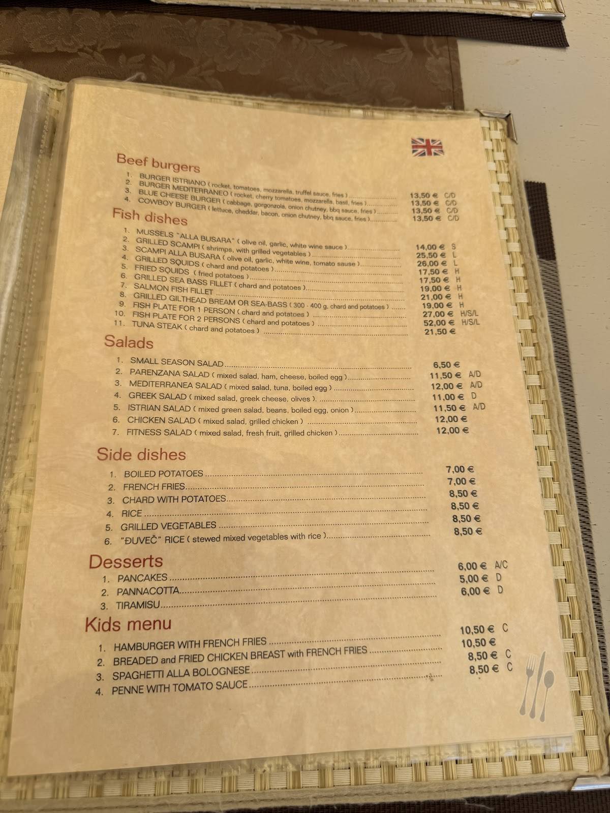 Menu di L'insolito 