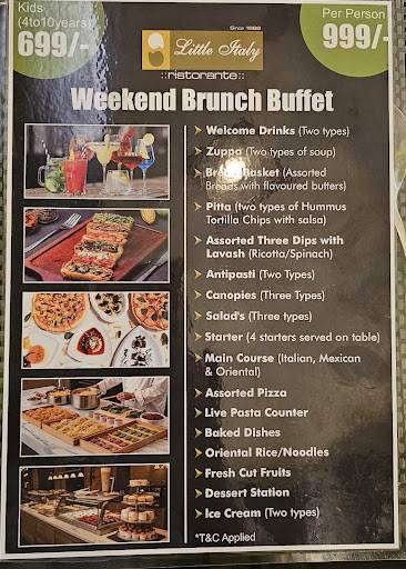 Little Italy Restaurant, Besant Nagar, Chennai menu