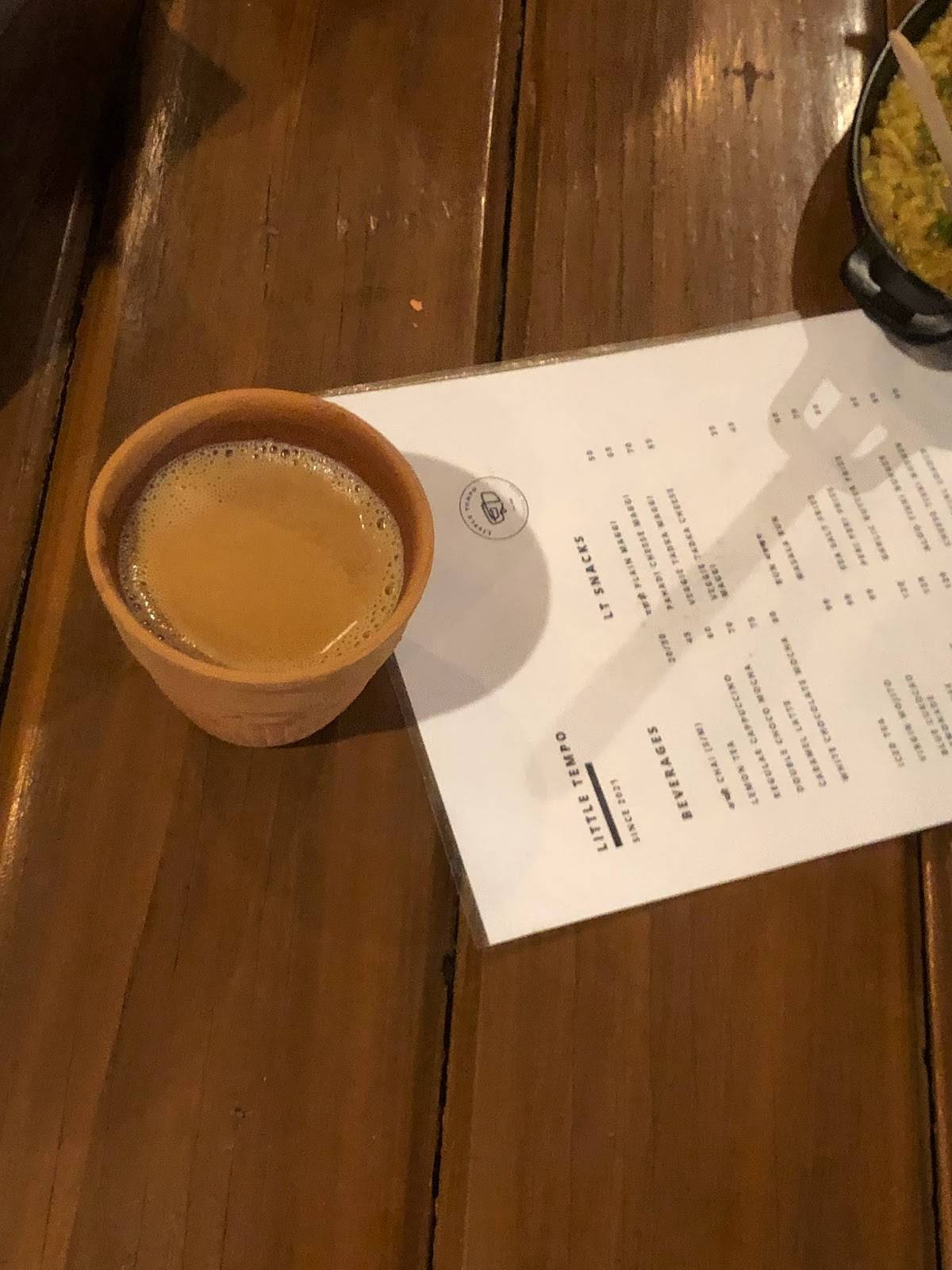Little Tempo menu