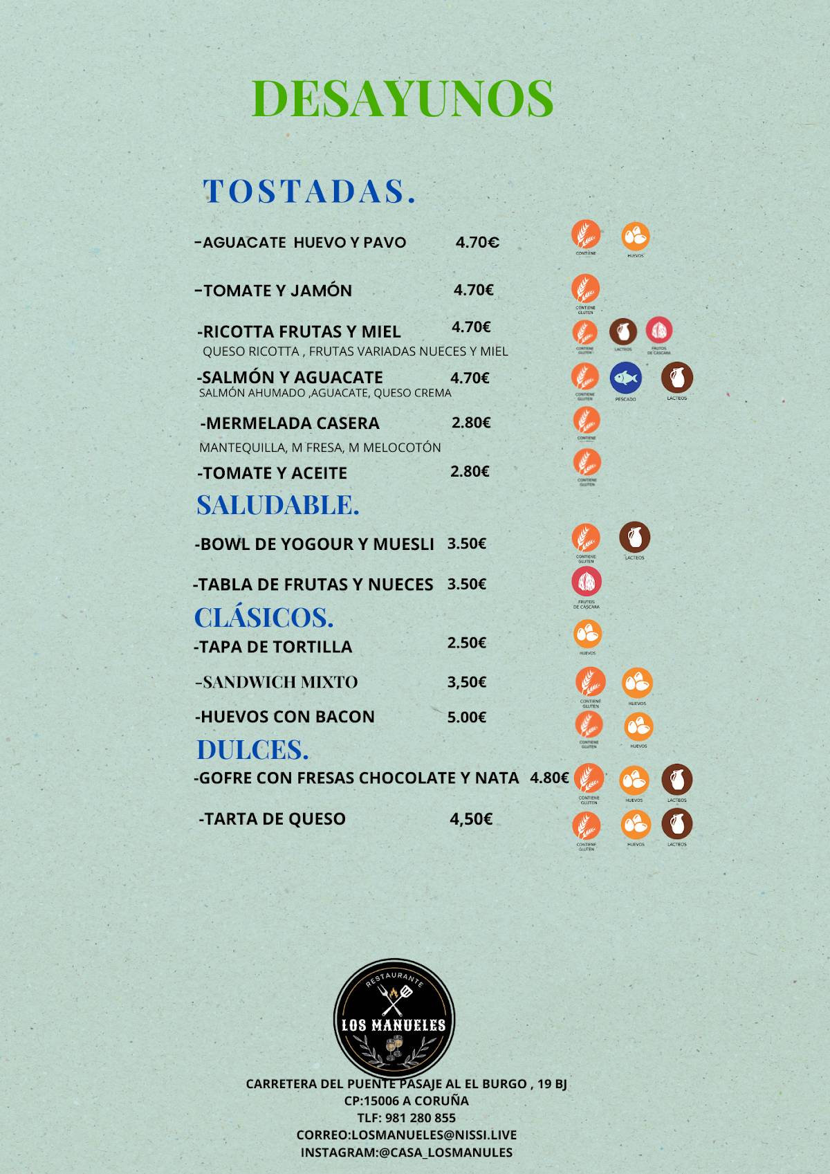 Carta De Restaurante Los Manueles La Coru a carta-de-restaurante-los-manueles-la-coru-a