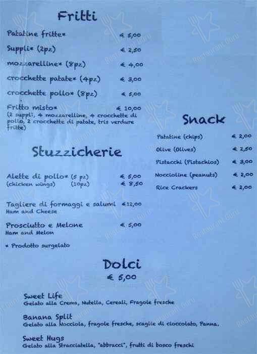 Menu di Lost River 