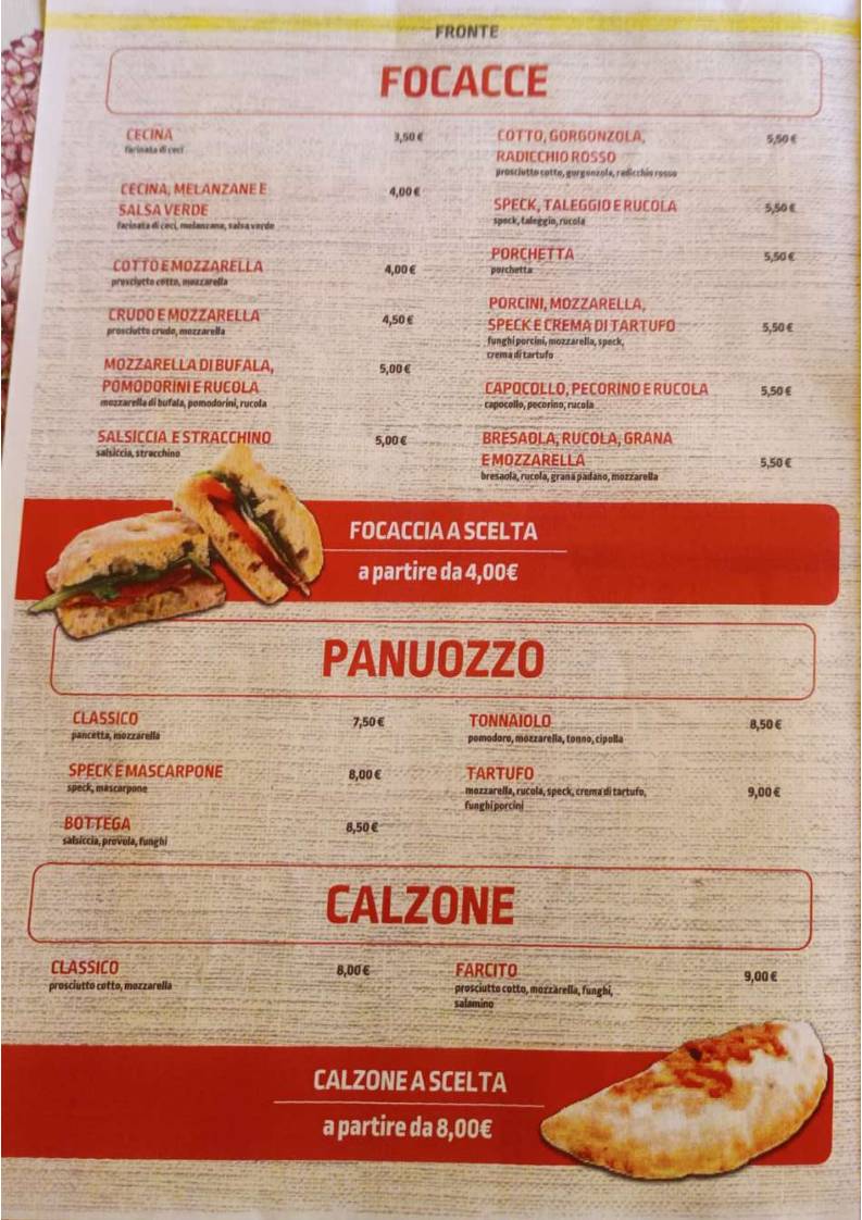 Menu di Lou Lee - Pizzeria Ristorante e Bar 