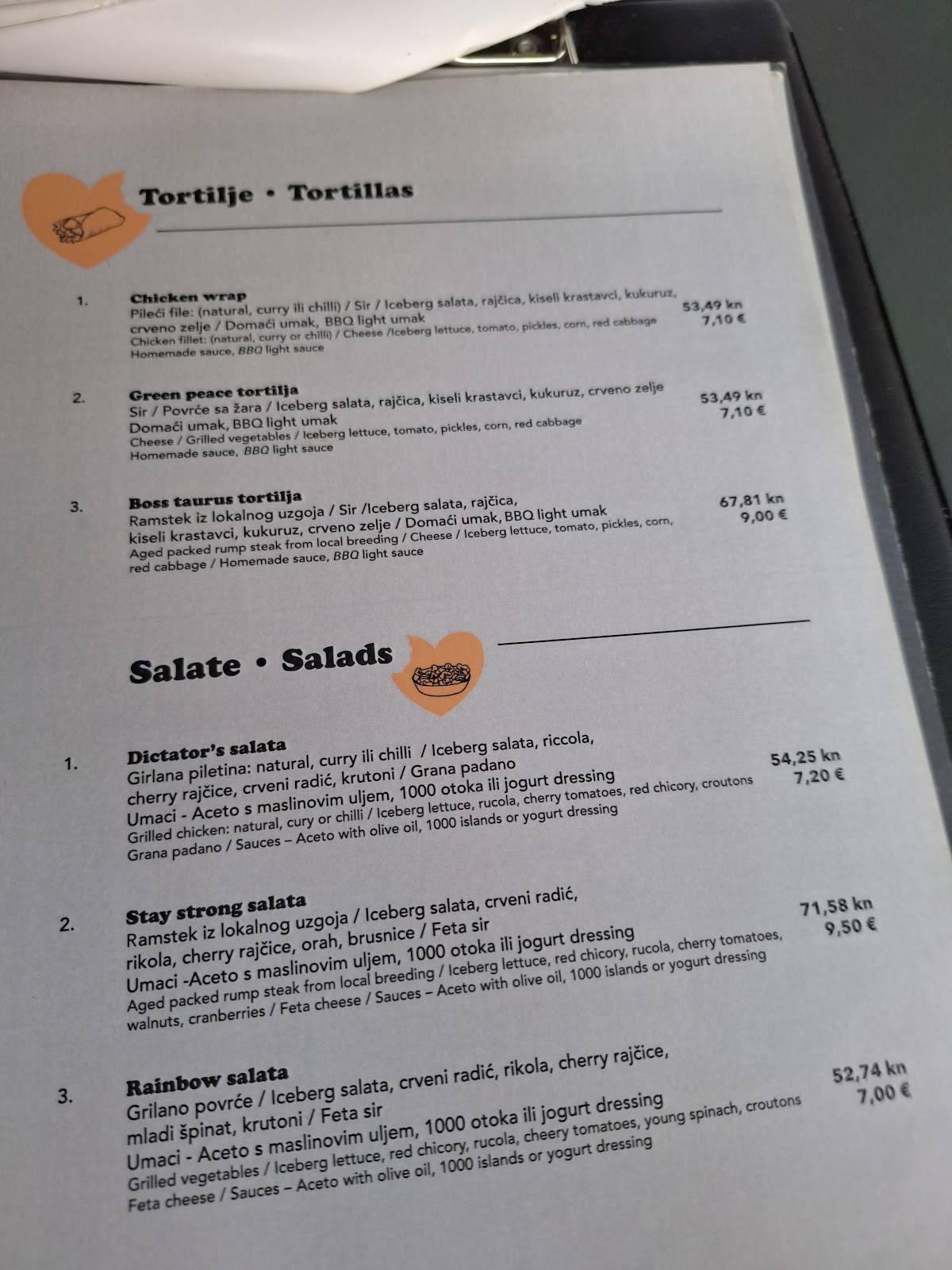 Menu di Love @ First Bite 