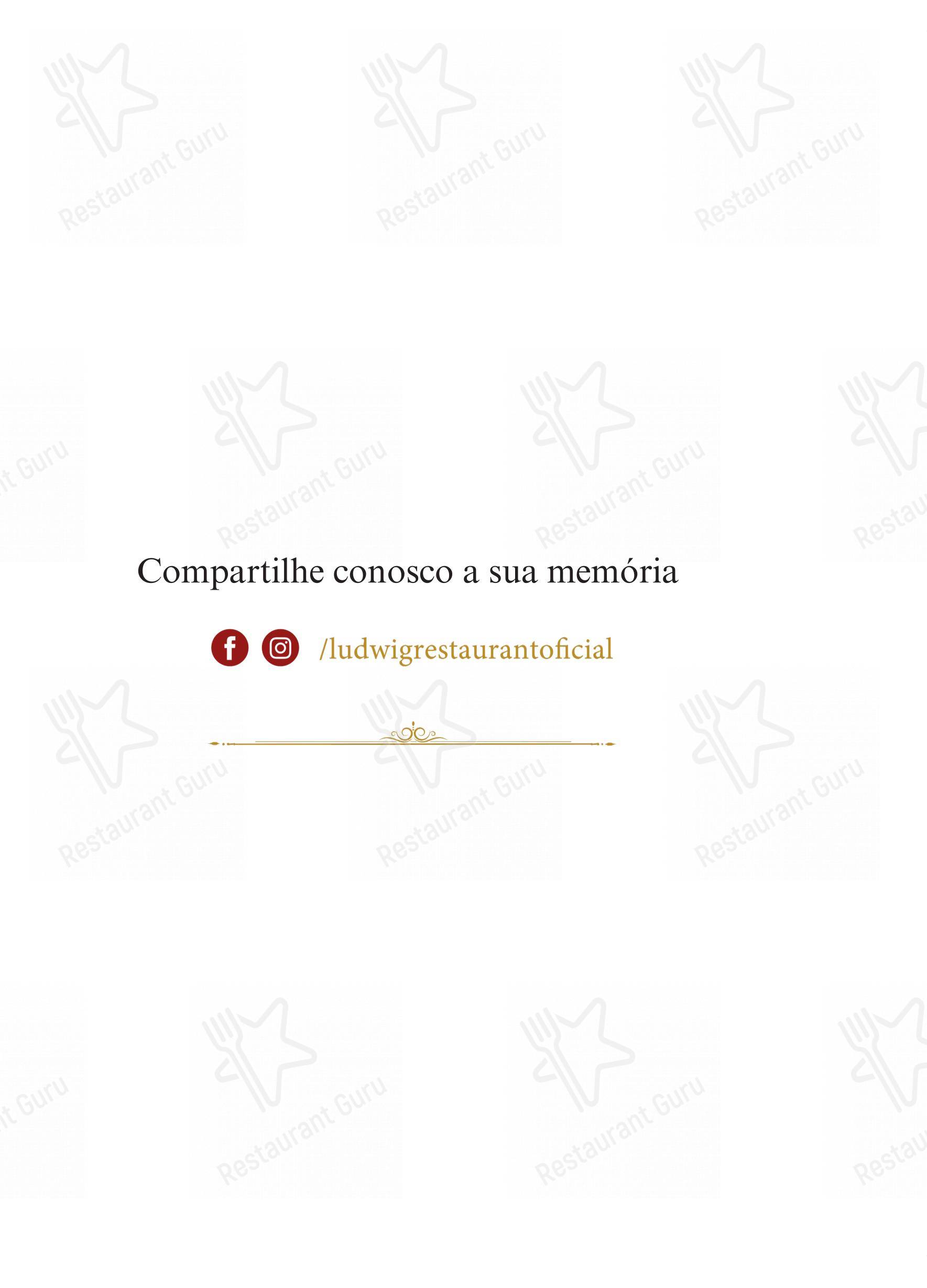 Ludwig Restaurant em Campos do Jordão - Menu