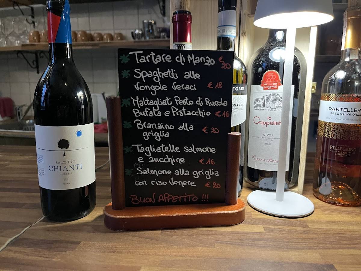 Menu di Al Cantinone Luino 