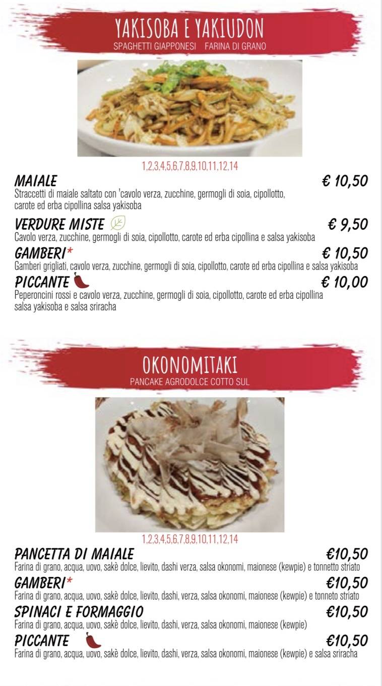 Menu di Ristorante Mabuhay 