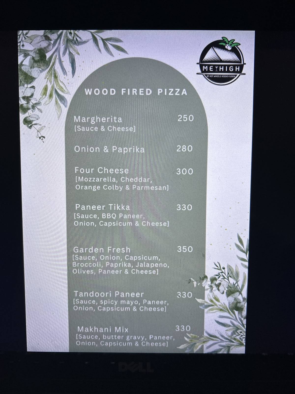 Meyhigh By Hot Wheels Veggie Fusion menu