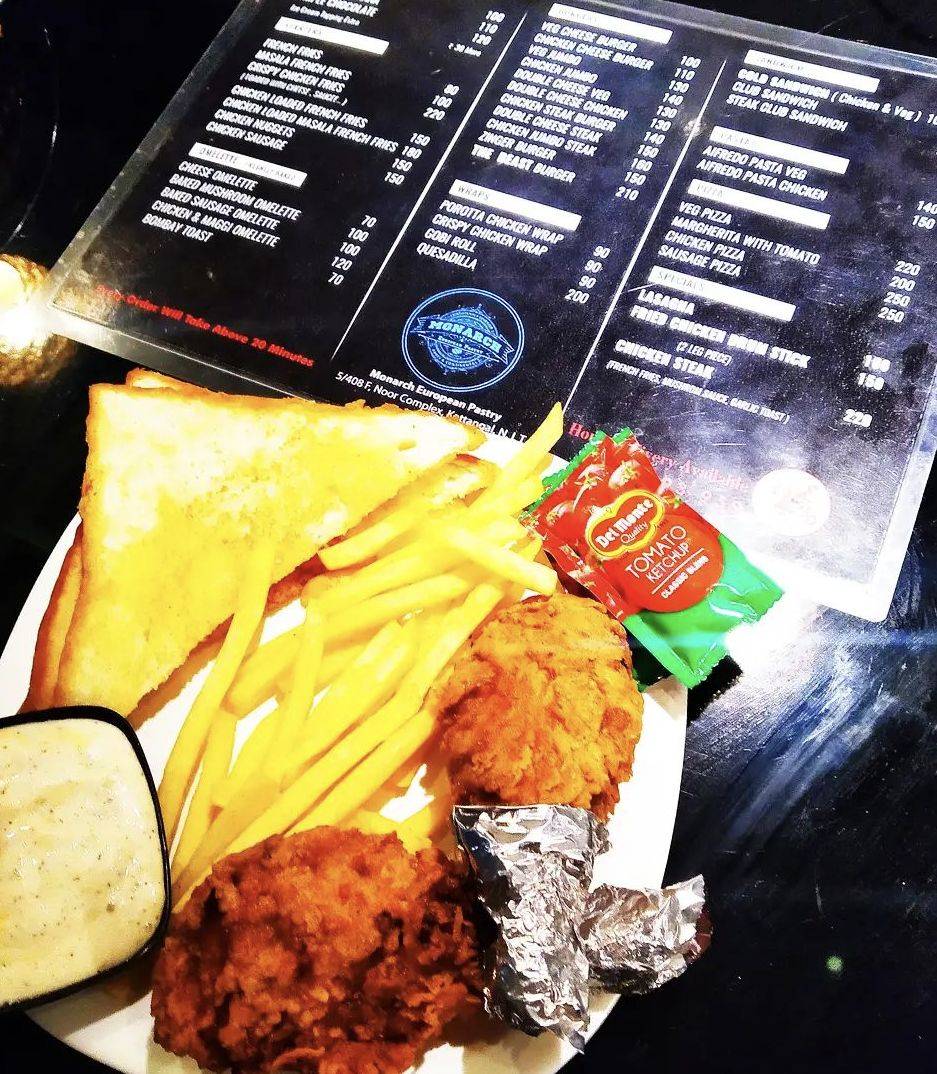 MONARCH European Pastry menu