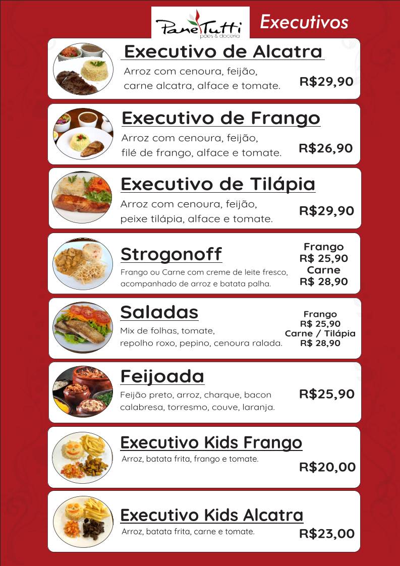 Panetutti Pães e Doceria Ponta Verde cardápio