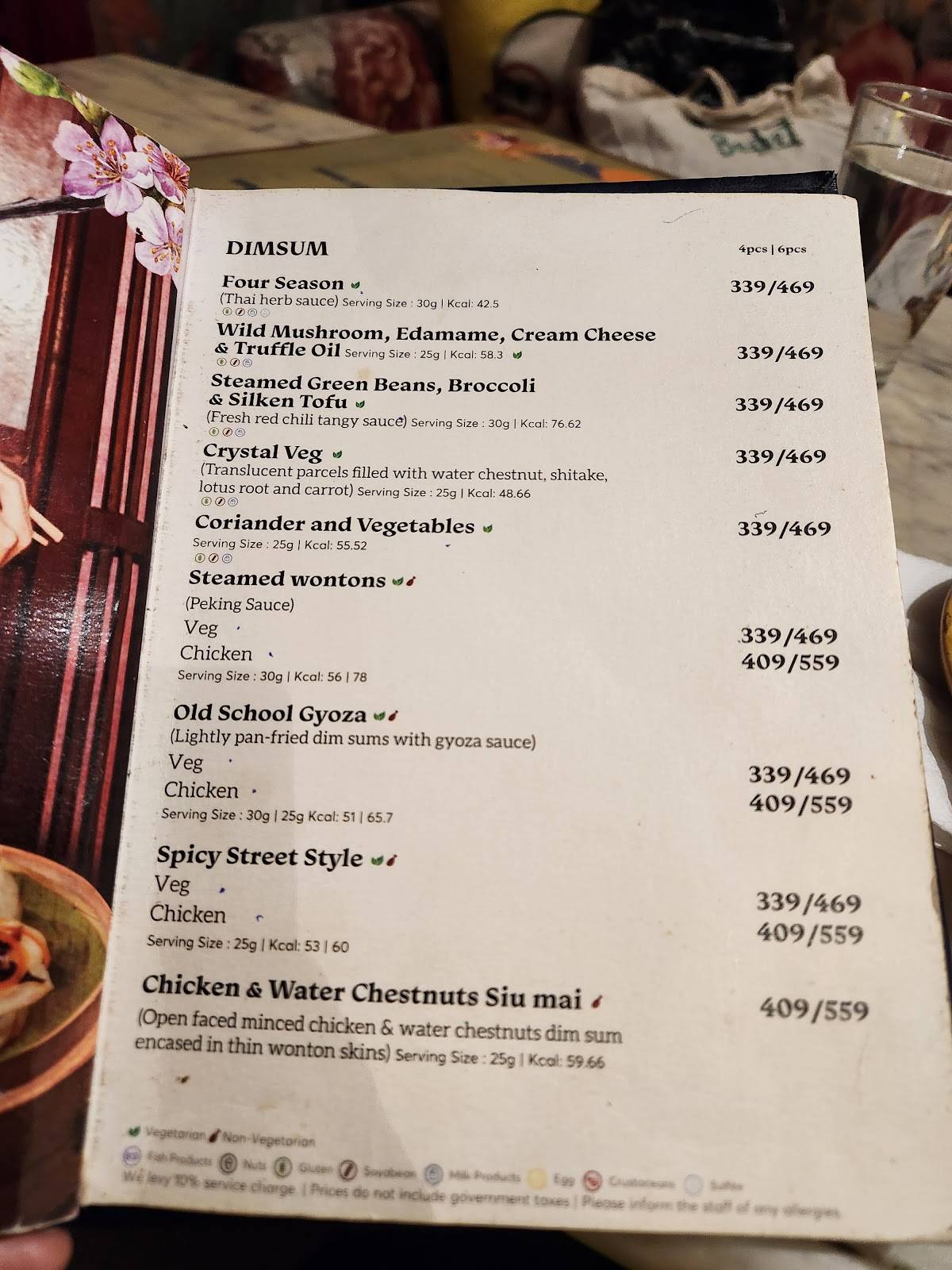 Mamagoto menu