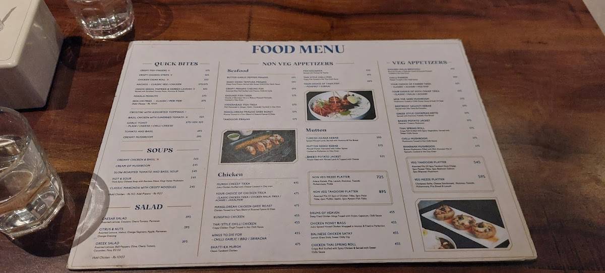 Mamba Restobar menu