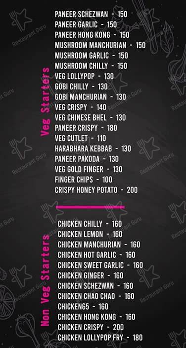 Mamma's Kitchen menu