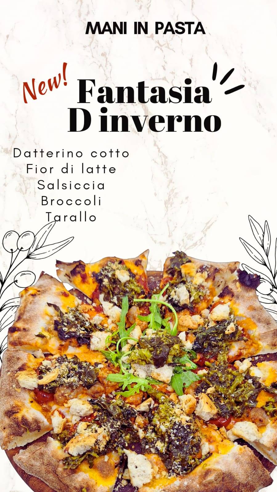 Menu di Mani in Pasta 