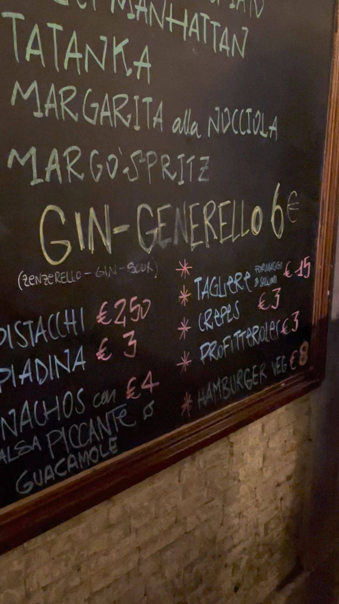 Menu di Margò 