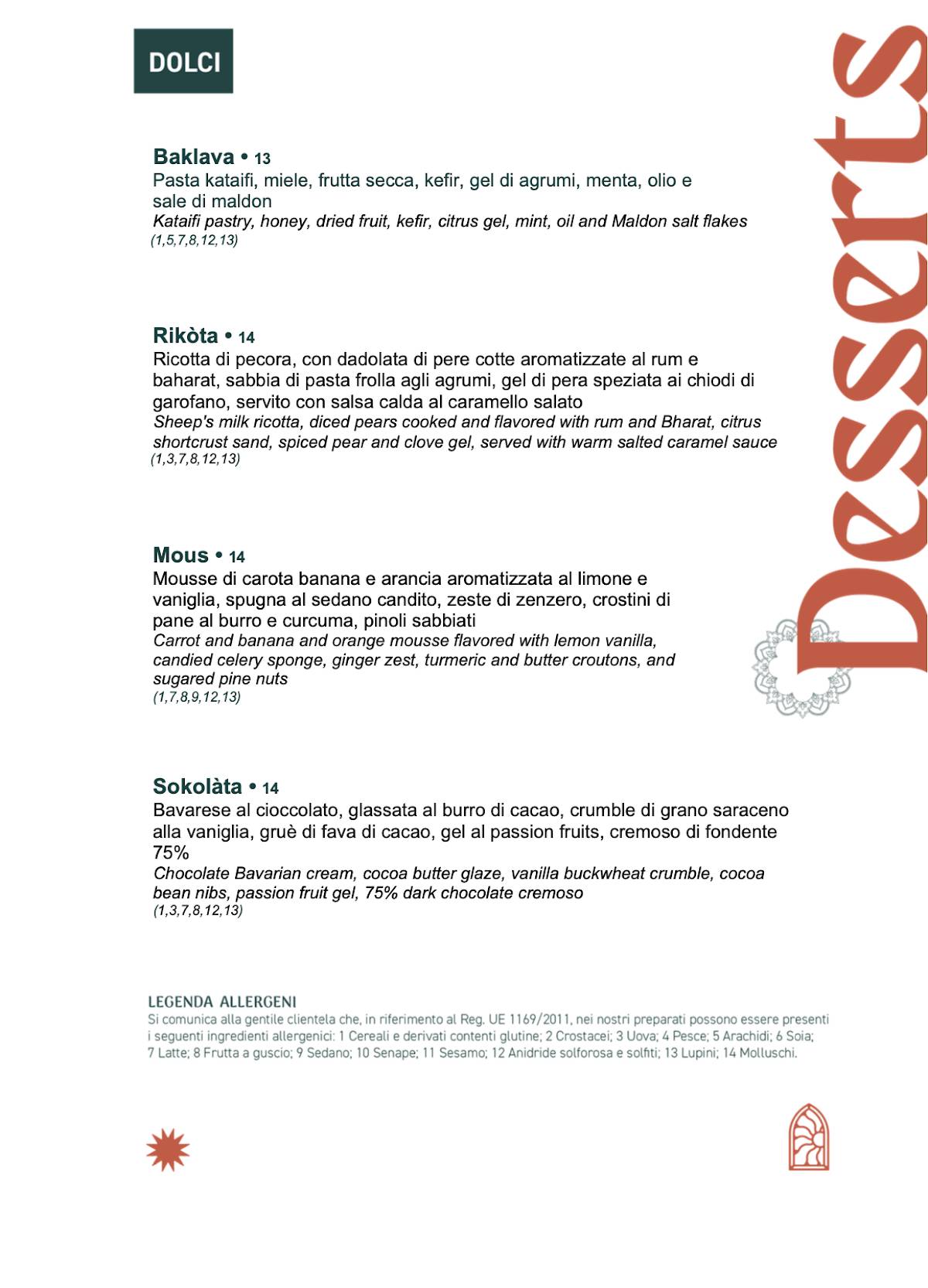 Menu de Masa Rooftop