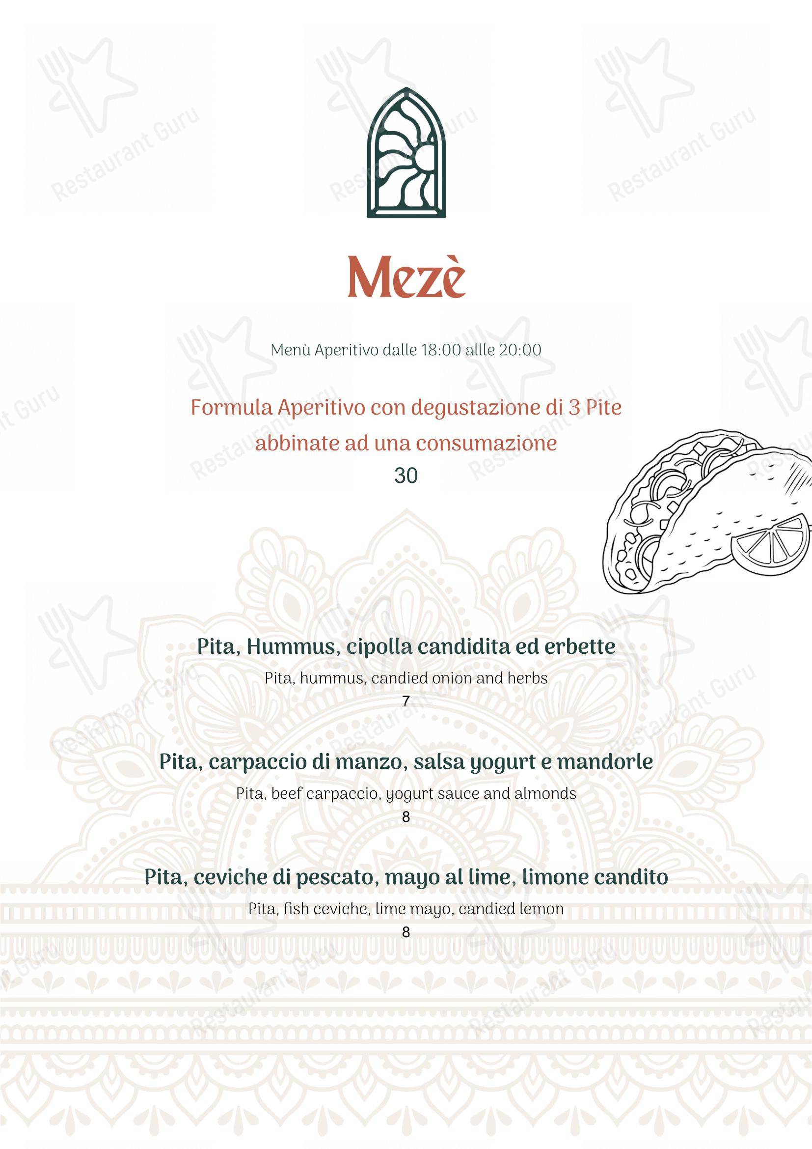 Коктейльная карта pour Masa Rooftop dans Rome