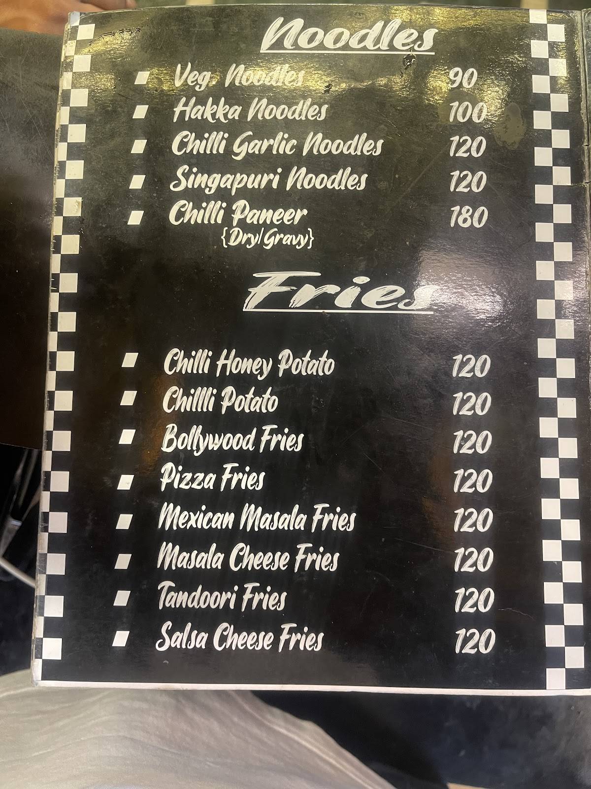 Master Chef menu