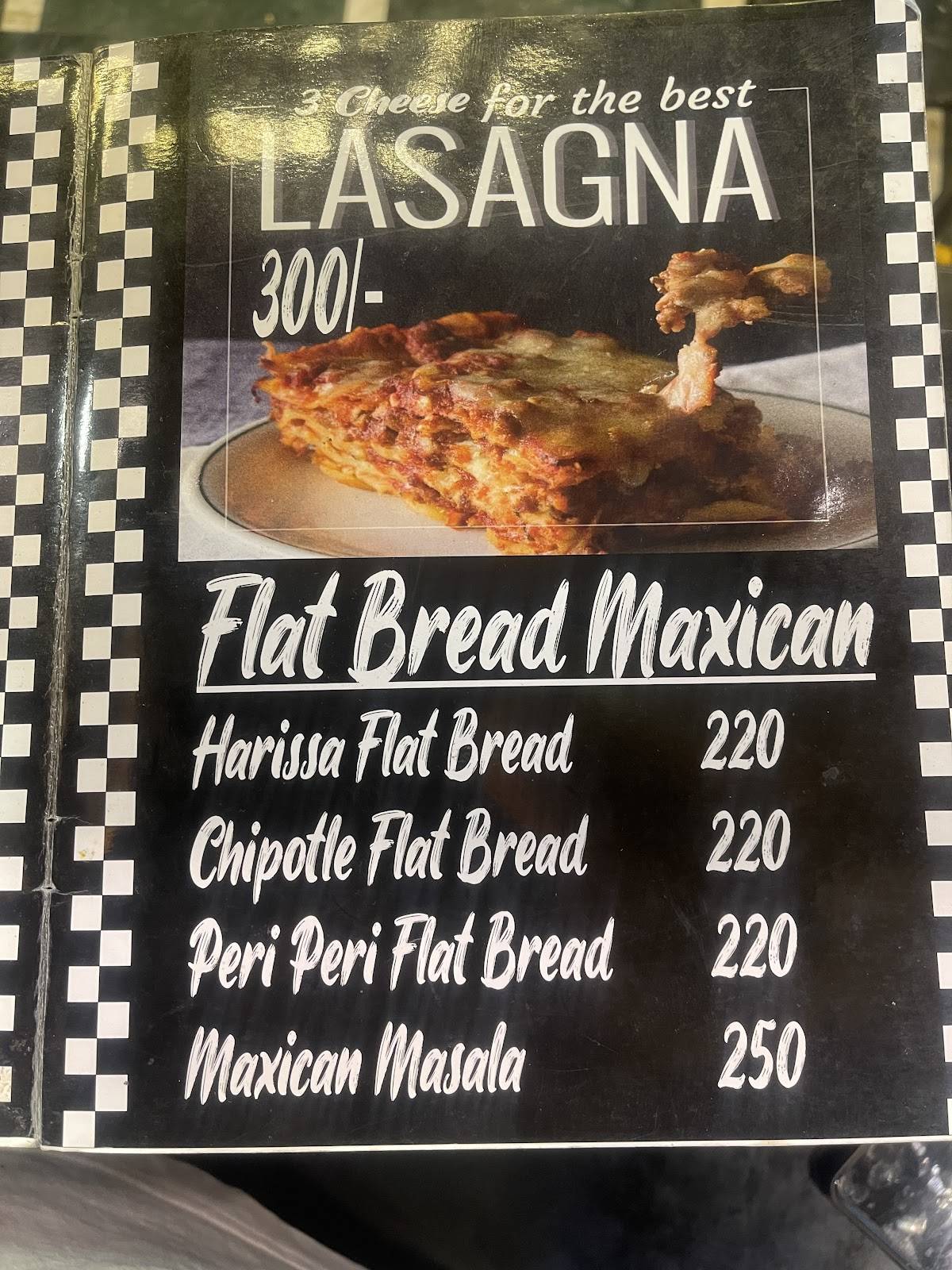 Master Chef menu