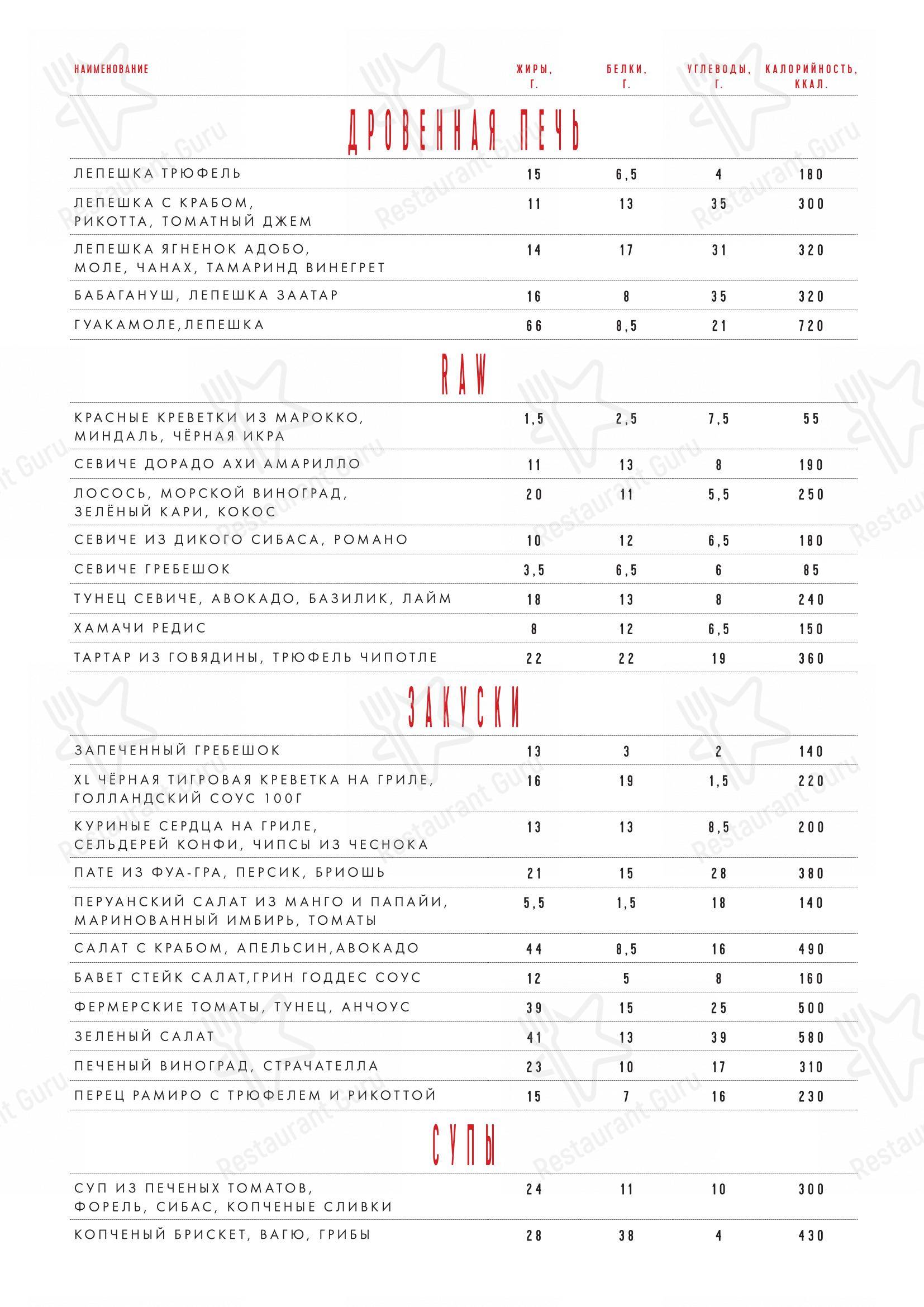 Lunch Menu pour Maya dans Moscou