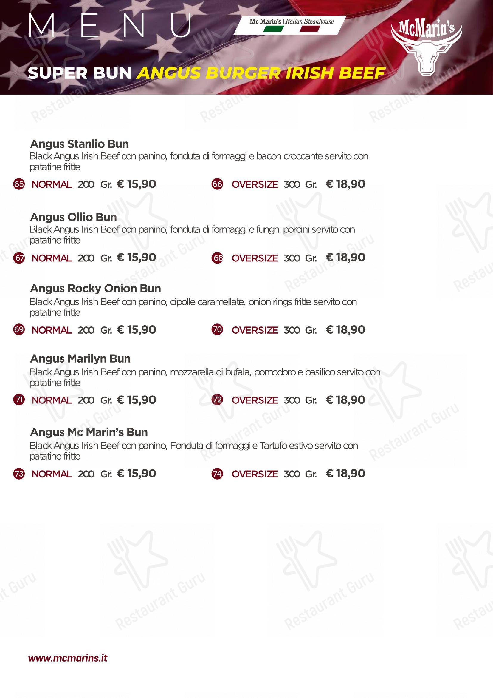 Menu per La Locanda Del Drago in Terni