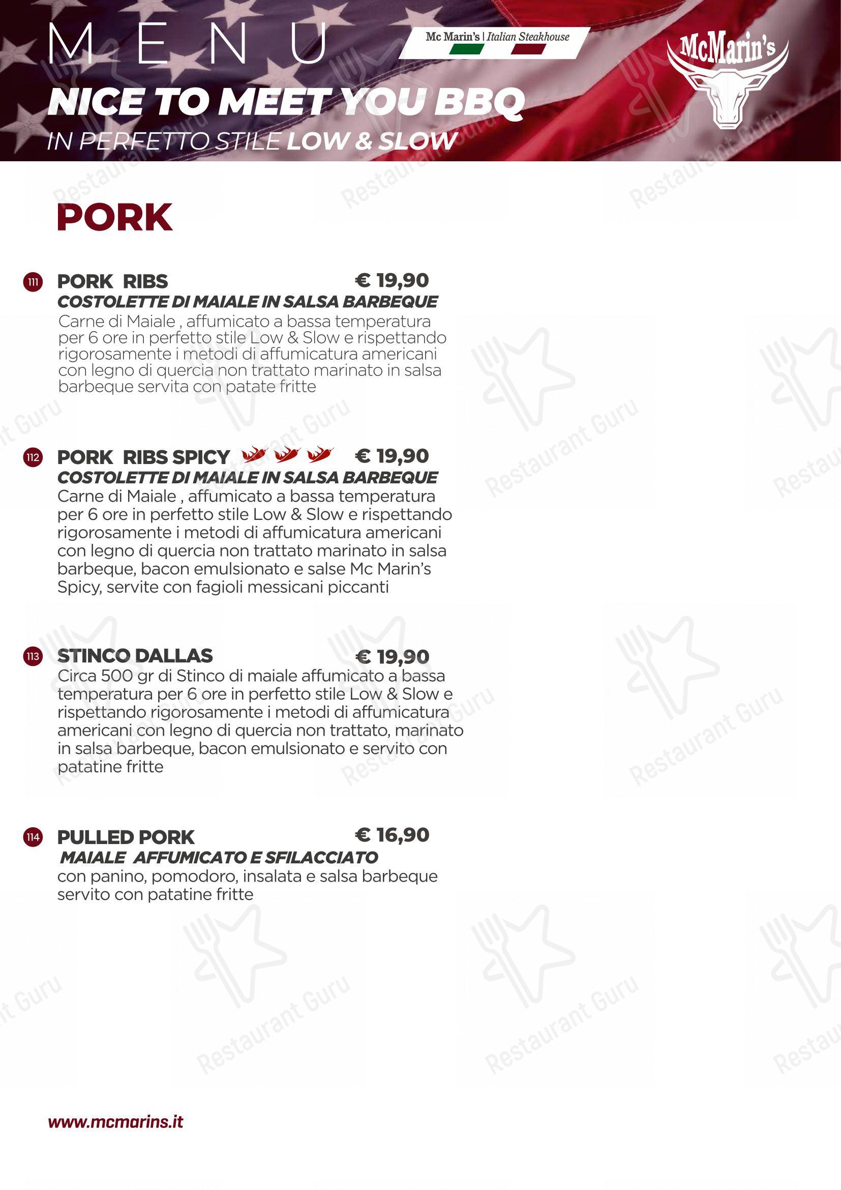 Menu di La Locanda Del Drago - Menu