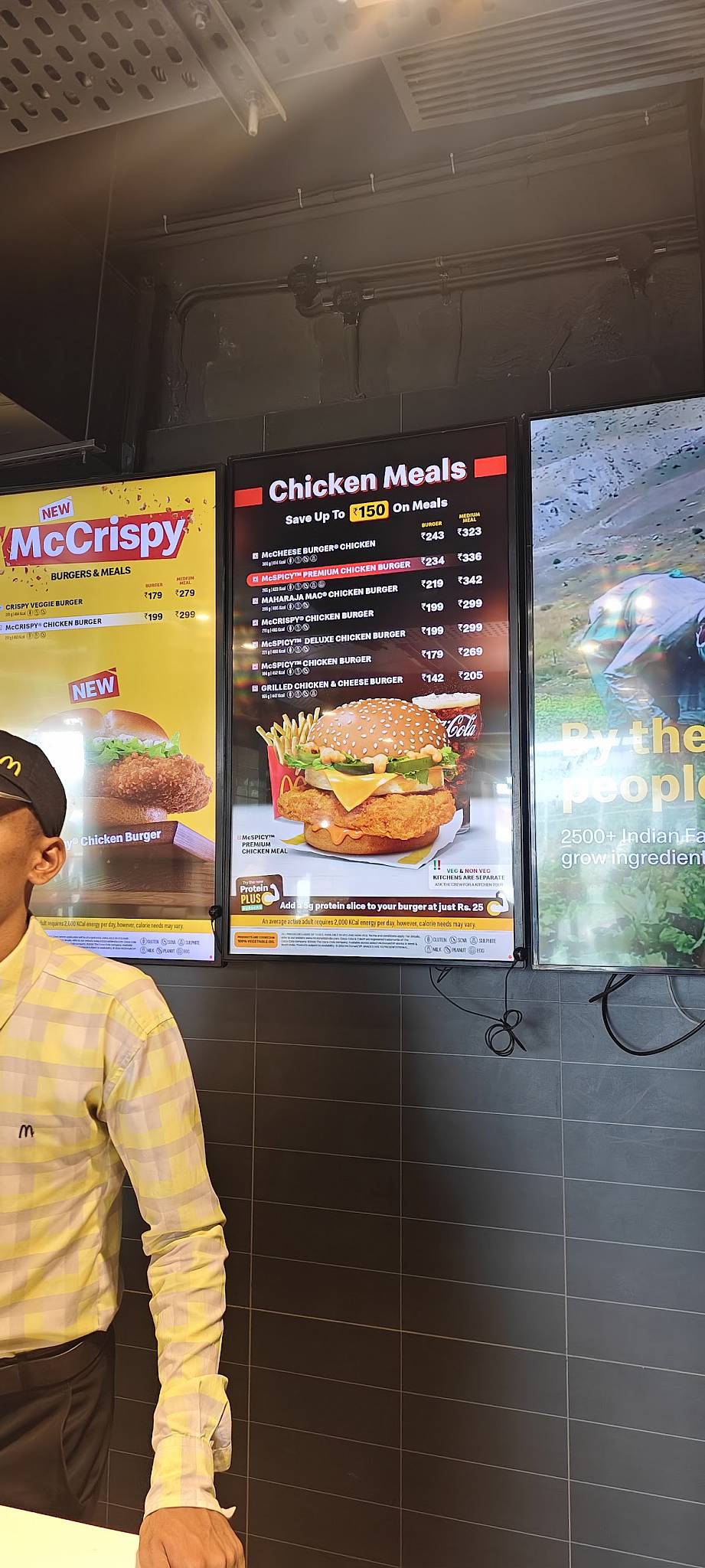 McDonald's menu
