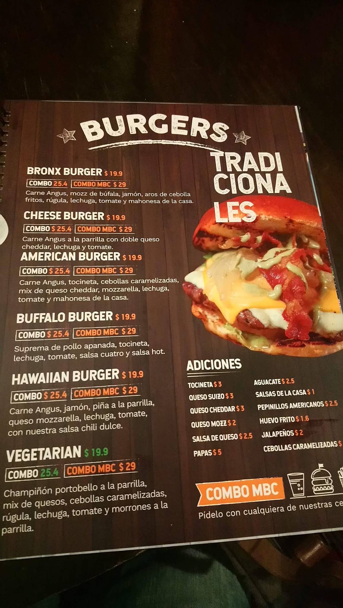 Carta Del Restaurante Medellin Burguer Company - Laureles, Colombia, Cq ...