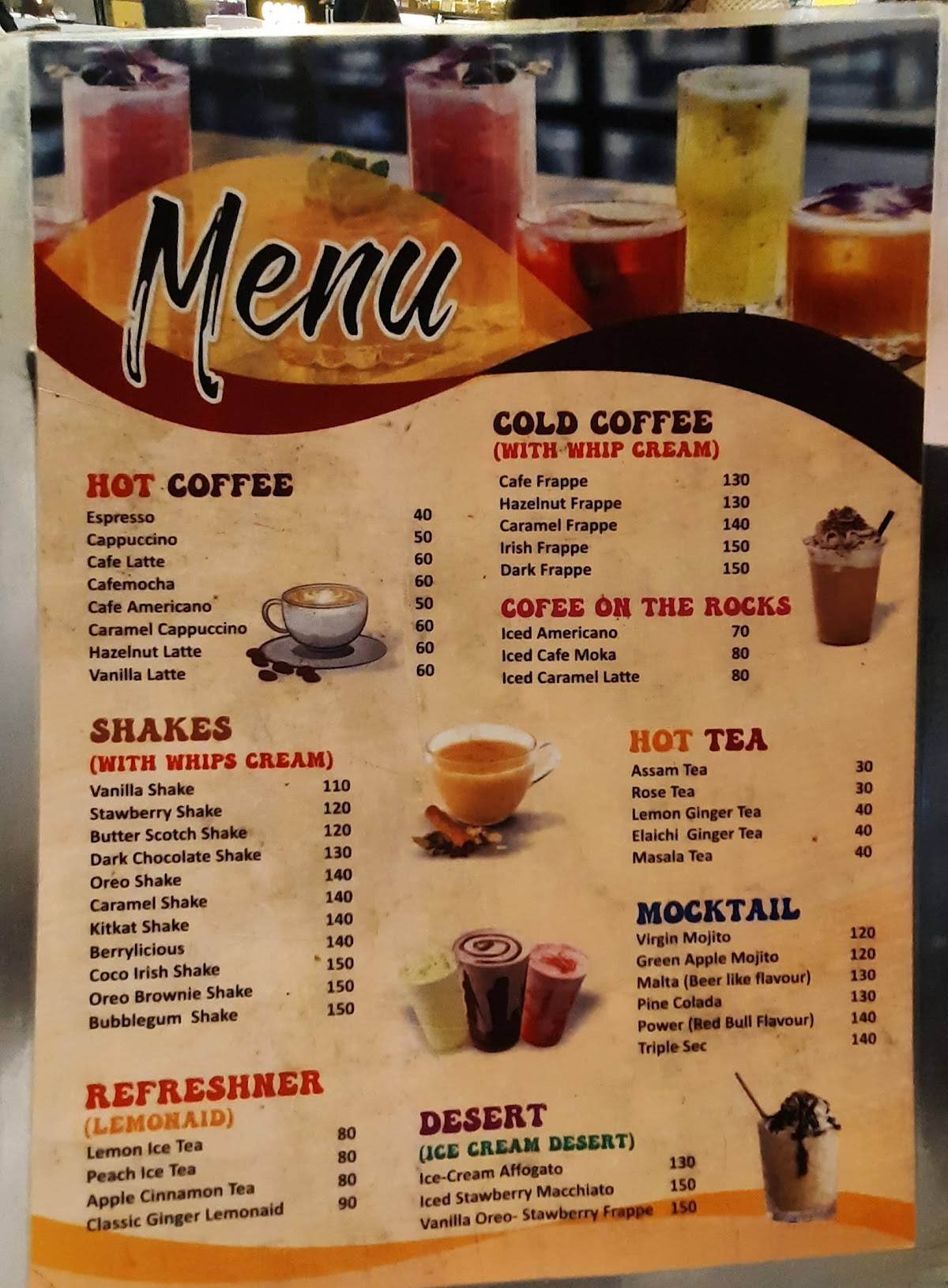 Jain Shikanji menu
