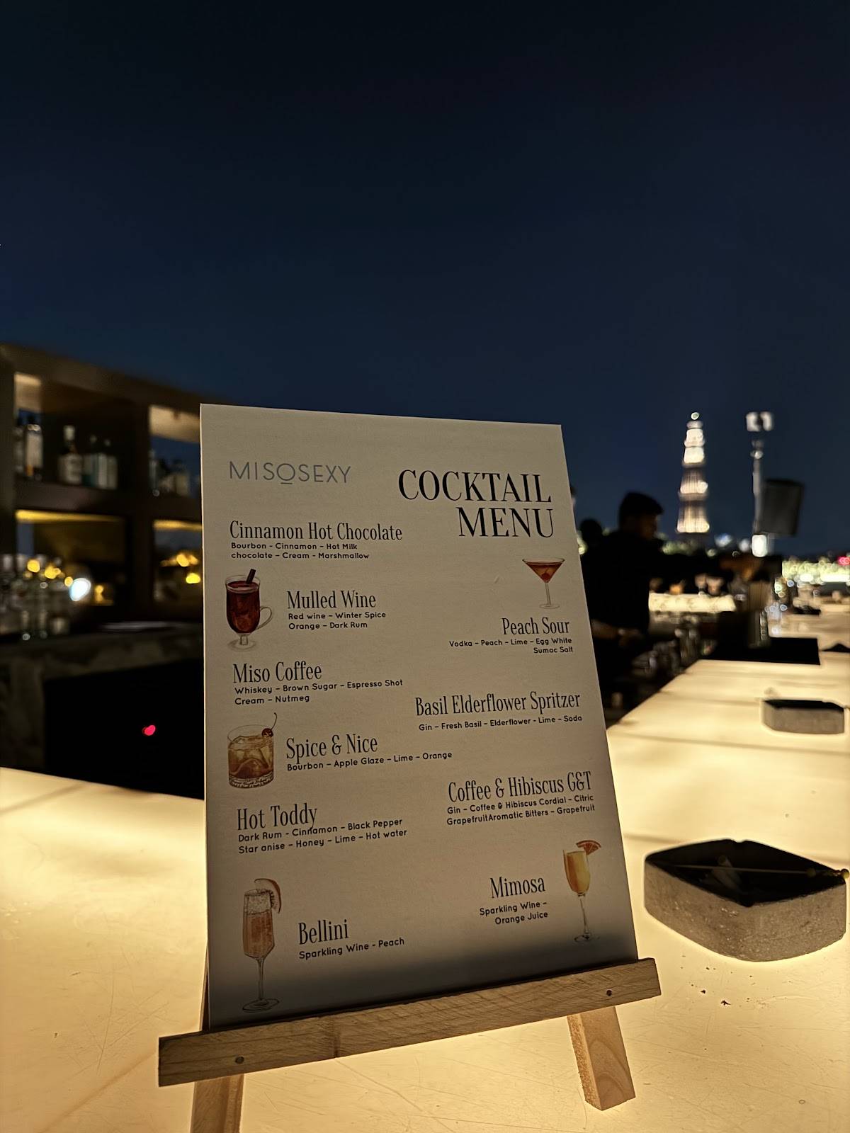 MisoSexy menu
