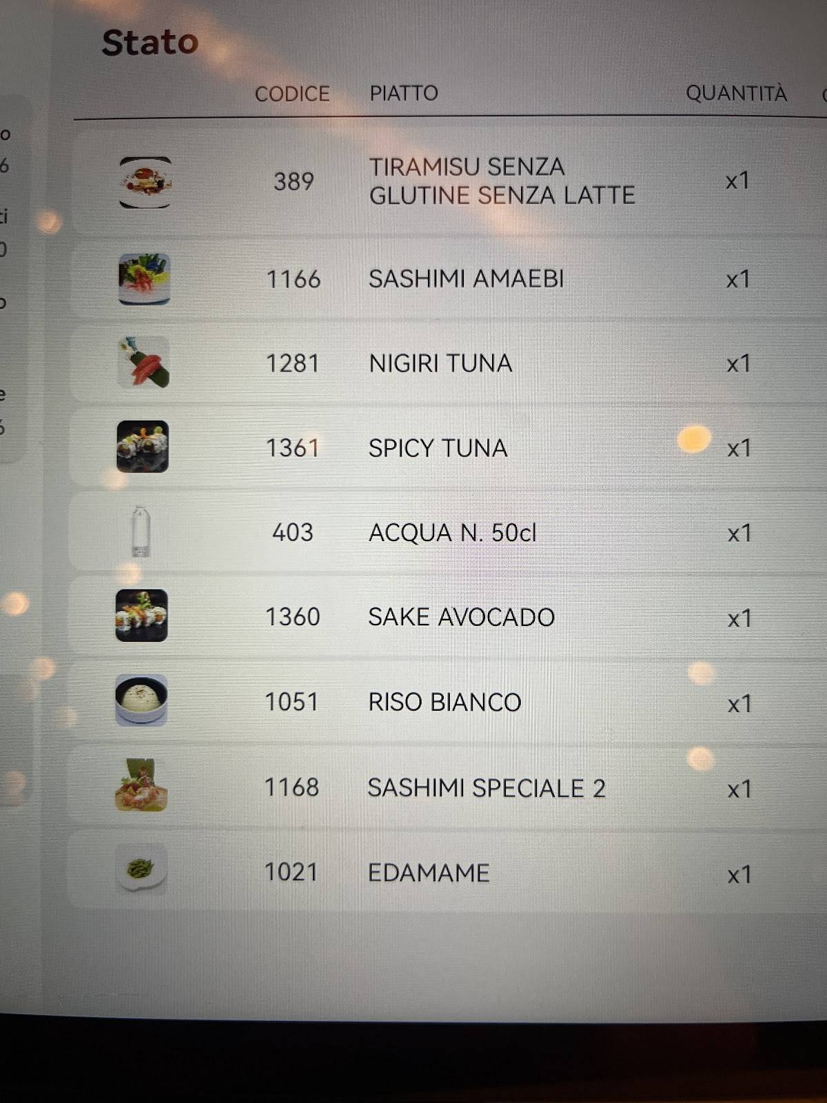 Menu di Miyo Sushi 