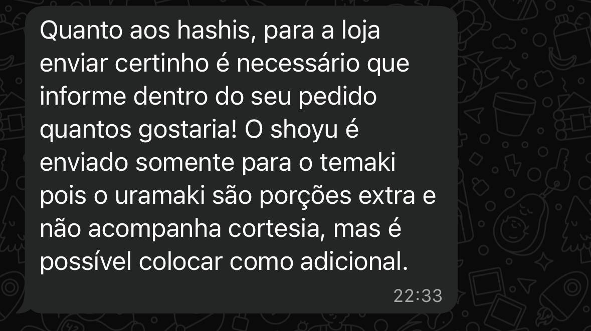 Mokai Sushi Canoas Buffet e Delivery cardápio